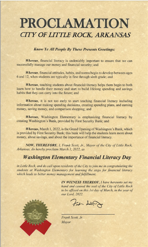 Proclamation